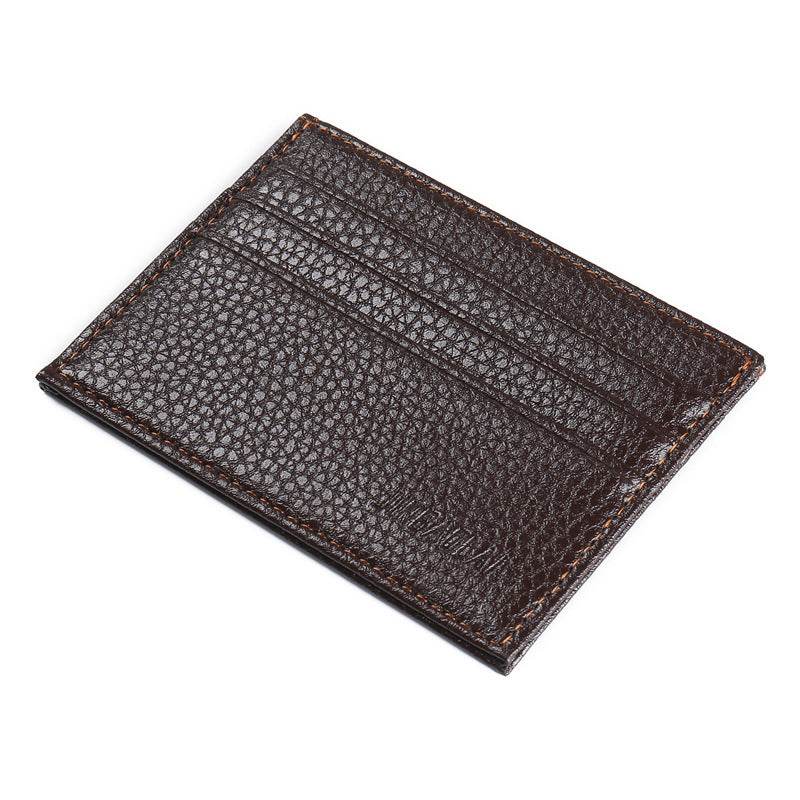 Super thin card holder men's small card holder - Mubimart