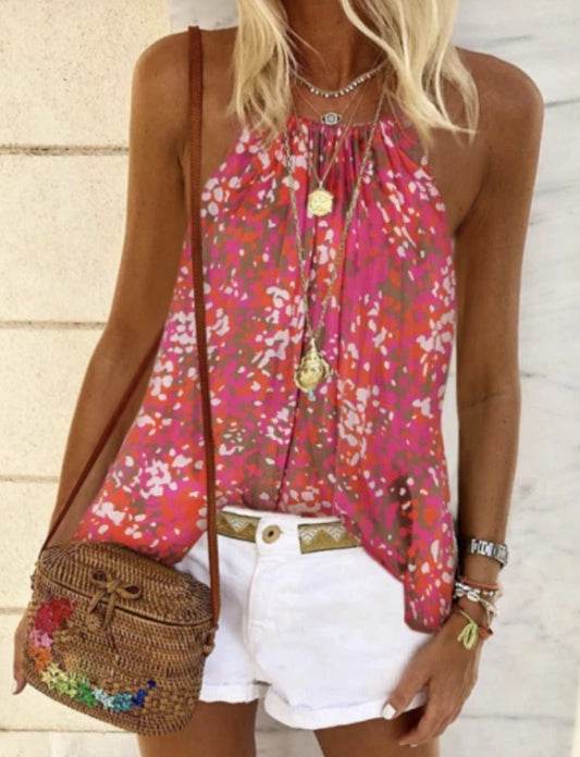 Women's printed camisole - Mubimart