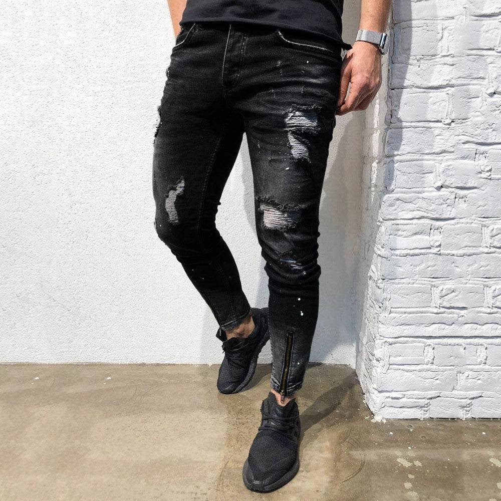 Men's ripped jeans - Mubimart