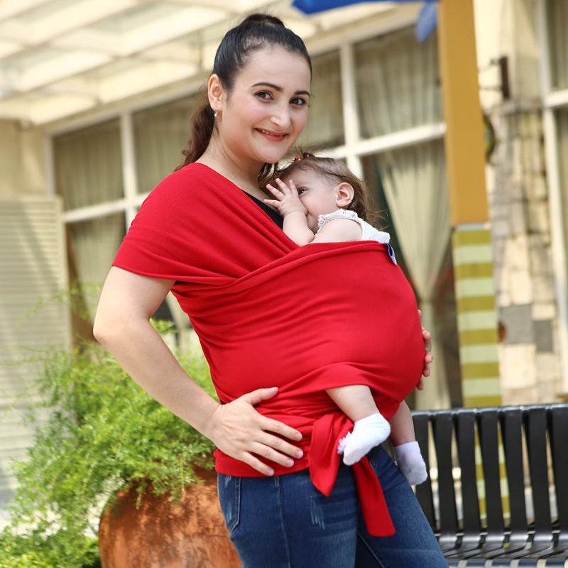 Baby sling solid color baby carrier - Mubimart