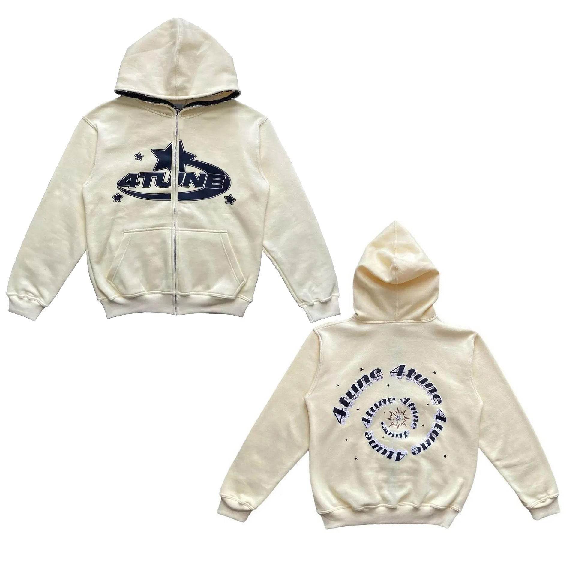 Full Face Zipper Hoodie - Mubimart