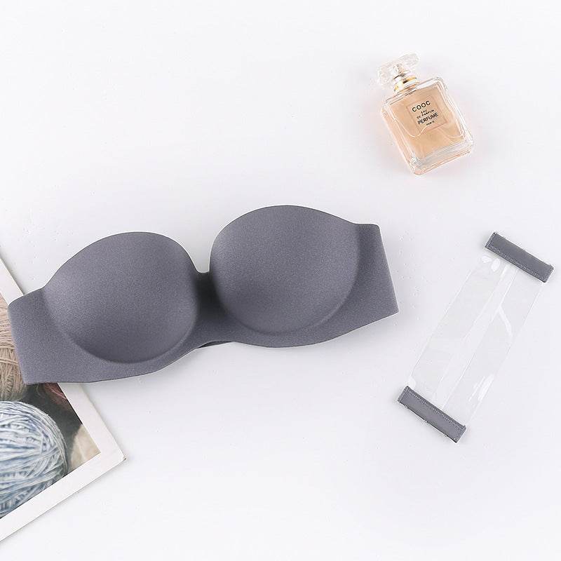 Non-slip Strapless Invisible Bra Wedding Dress Beauty Back Chest Paste Comfort Underwear - Mubimart