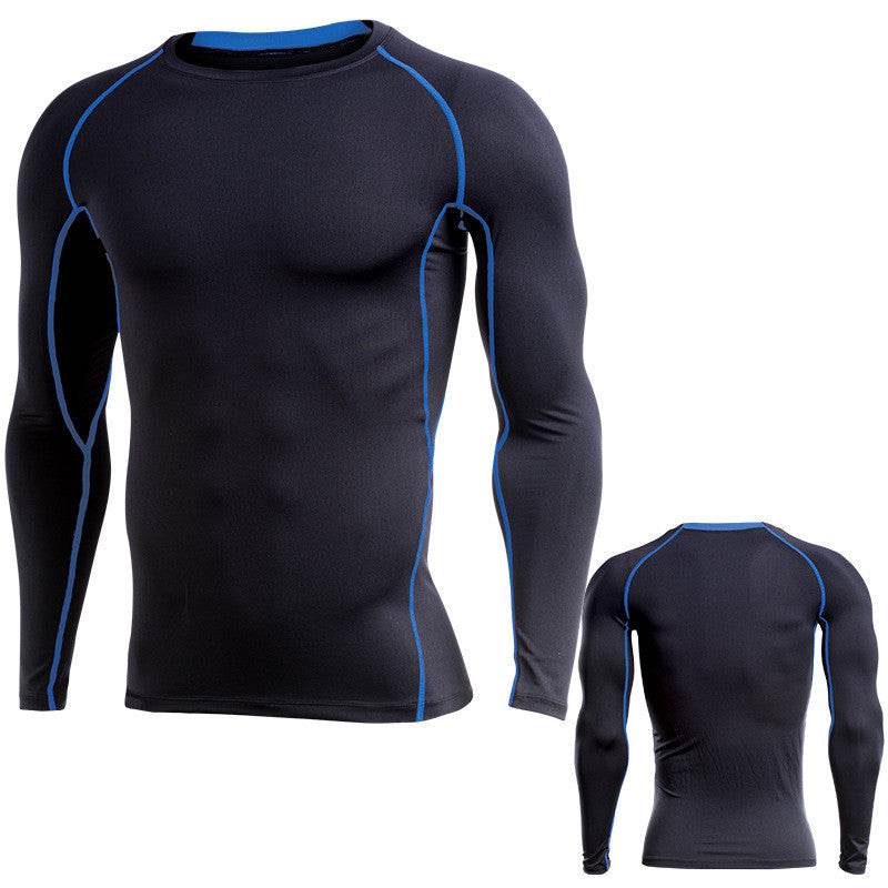 Long-sleeved workout clothes quick-drying T-shirt - Mubimart