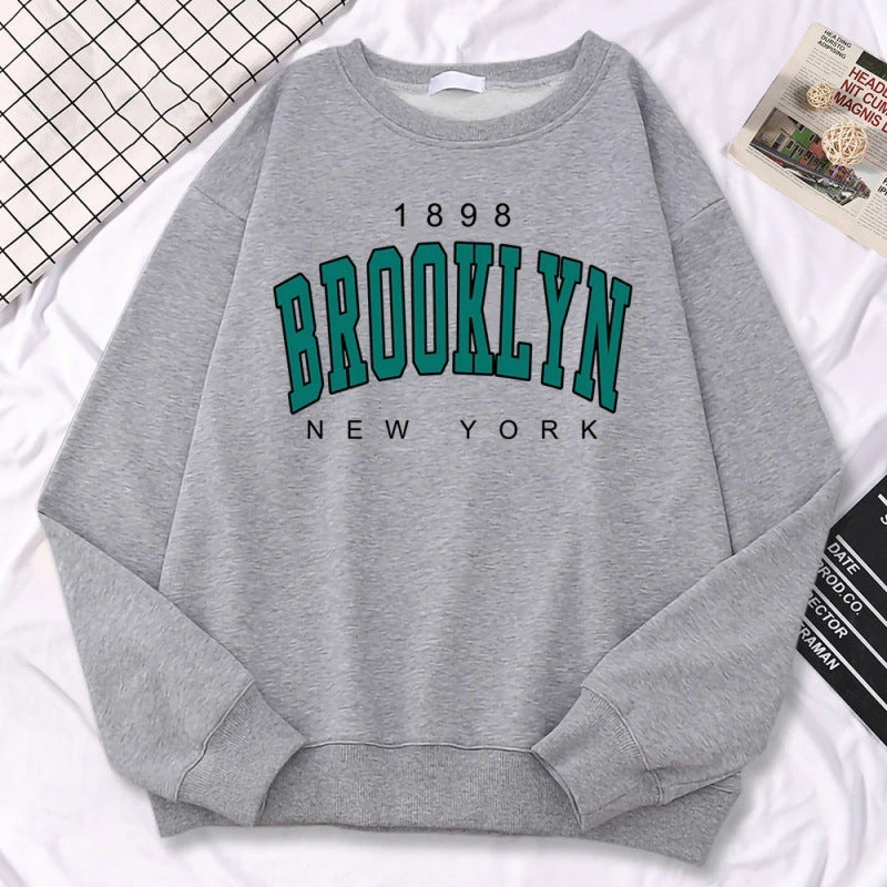 Autumn Kawaii Womens Sweatshirts 1898 Brooklyn - Mubimart -  