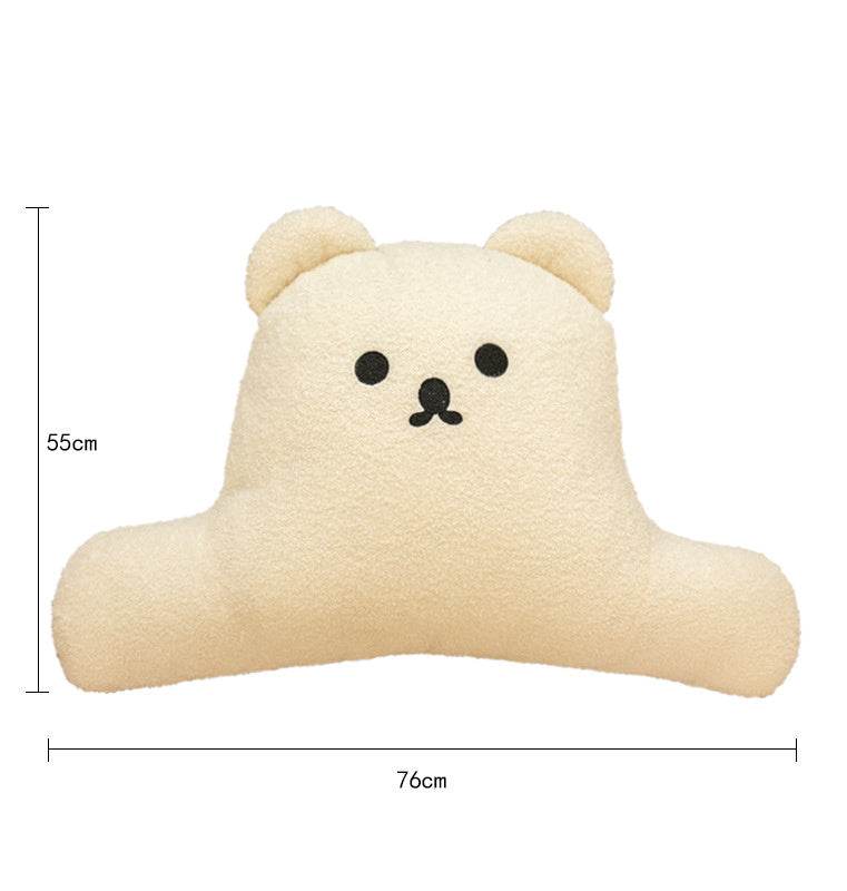 Lumbar Seat Cushion Bear Pillow - Mubimart