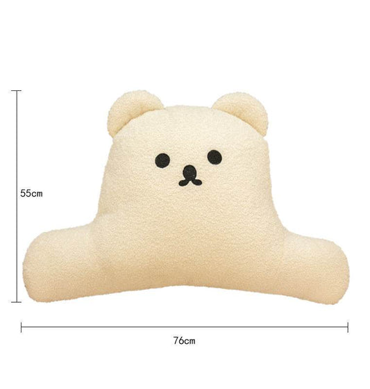 Lumbar Seat Cushion Bear Pillow - Mubimart
