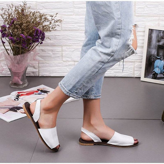 Fish mouth sandals women - Mubimart