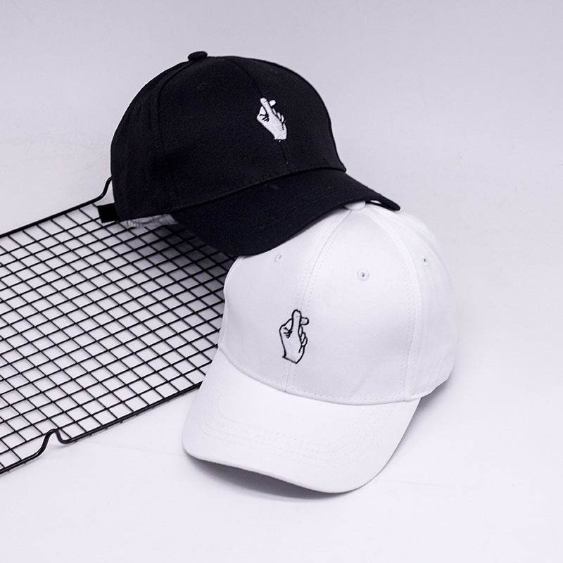 Curved brim hat baseball cap duck tongue hat - Mubimart