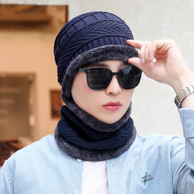 Coral Fleece Balaclava Winter Hat Beanies Unisex Hats - Mubimart