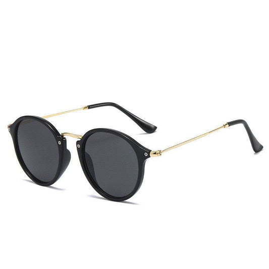 Round Metal Sunglasses Sunglasses For Men And Women - Mubimart