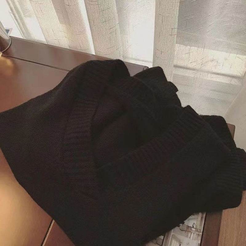 Inner Wear Sleeveless Knit Vest Collar Sweater Vest For Women - Mubimart