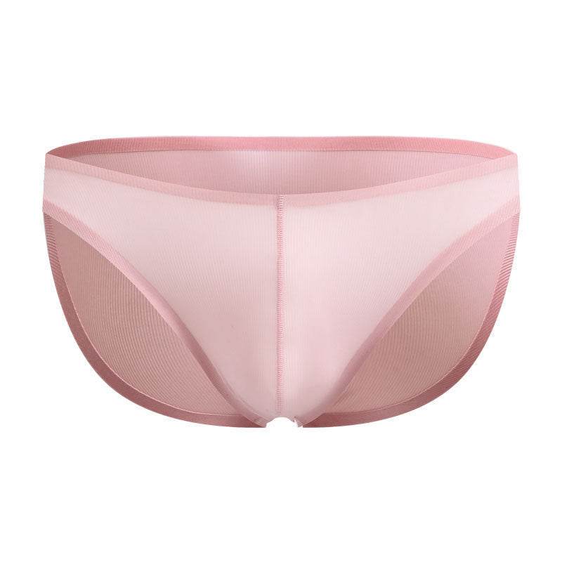 Seamless Men Briefs Ice Silk Underwear - Mubimart