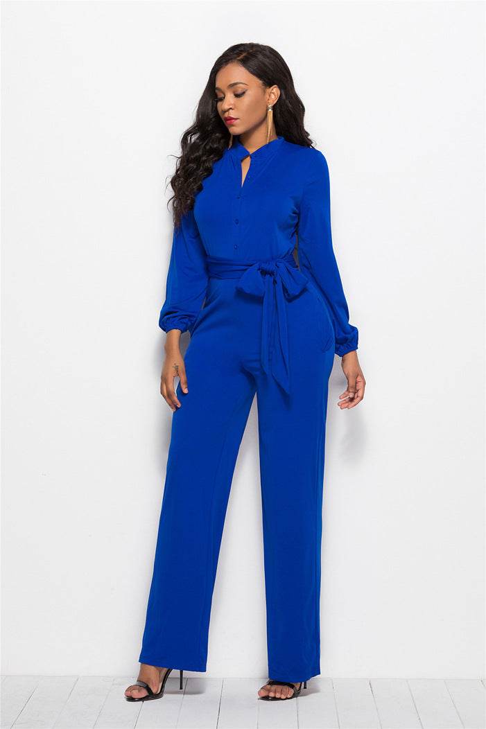 Fat woman plus large size jumpsuit - Mubimart