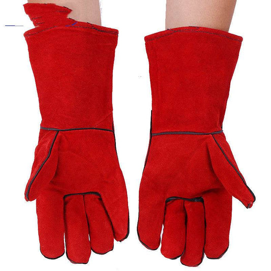 Welding Gloves Cowhide Gloves - Mubimart