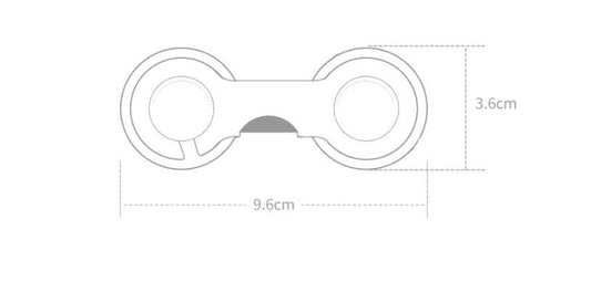 Baby Anti-opening Cabinet Door Transparent Safety Lock - Mubimart