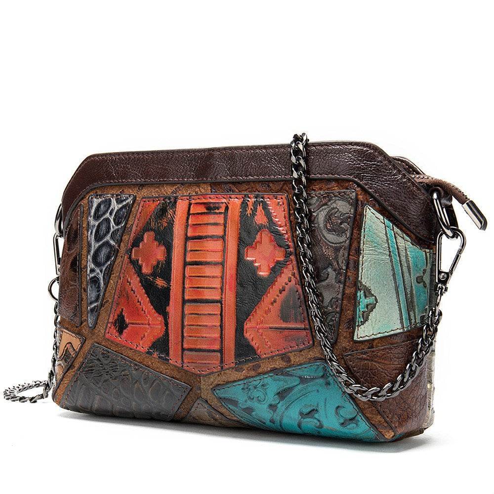 Retro ladies small satchel - Mubimart