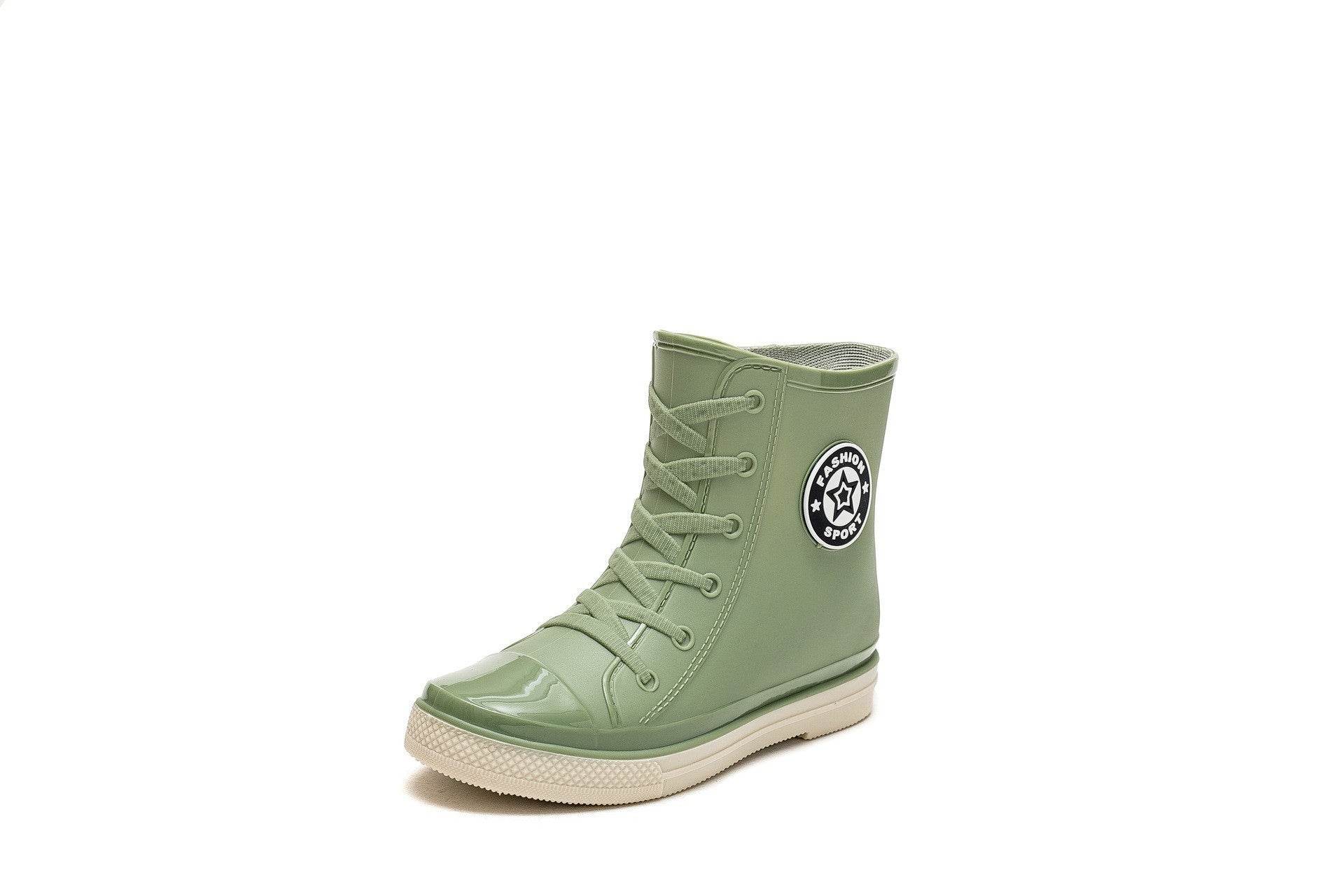 Waterproof Non-slip Wear-resistant Rain Boots For Women - Mubimart