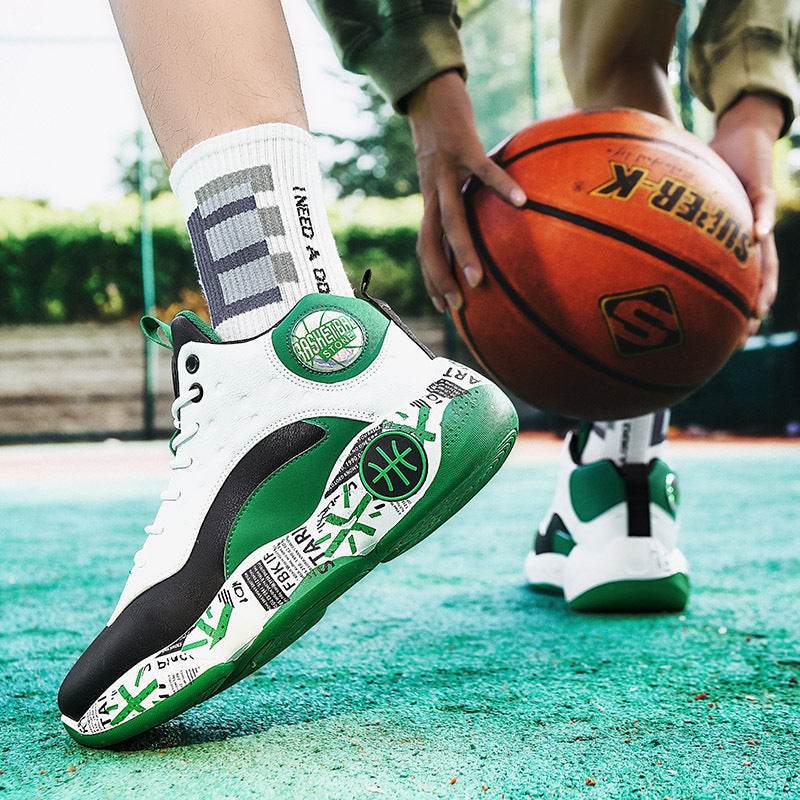 Sneaker Men's Shoes Fall 2024 Mud High-top Basketball Tide Outdoor Casual Running - Mubimart