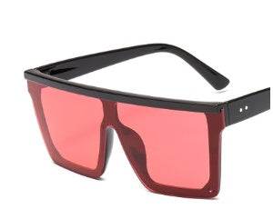 Oversized Square Unisex Fashion Sunglasses - Mubimart