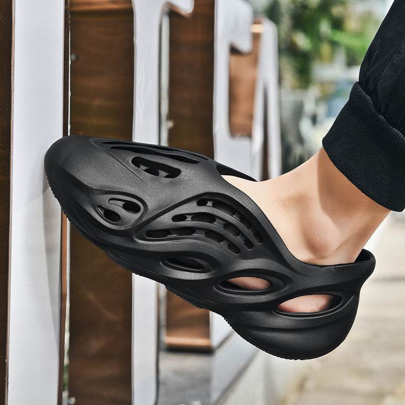 Non Slip Slides Slippers Clogs Closed-toe Garden Shoes Outdoor Sandals Beach Shoes - Mubimart