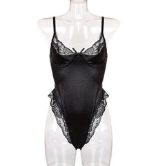 Lace sexy bodysuit - Mubimart -  