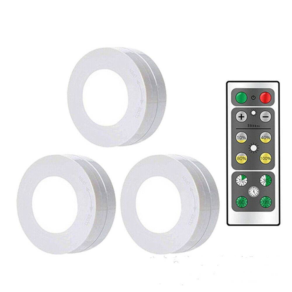 Creative Dimming Timing Cabinet Light Wireless Remote Control Night Light Touch Lamp Cabinet Light Small Night Lamp - Mubimart