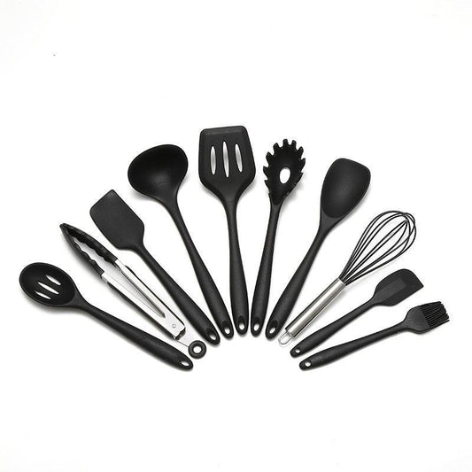 Non Stick Silicone Baking Utensils Black - Mubimart