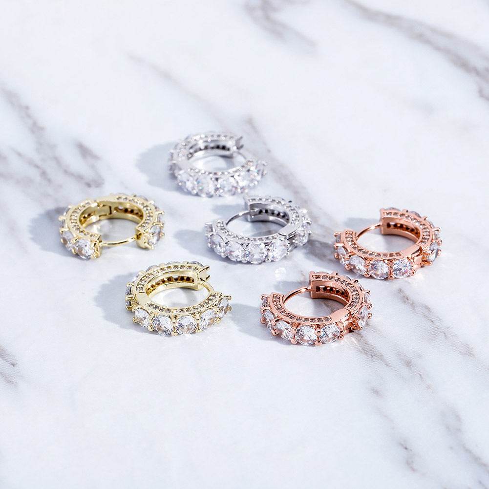 New Huggie hoop earrings - Mubimart