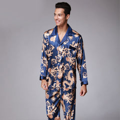 Men's short-sleeved trousers pajama set - Mubimart - Pajama Set 