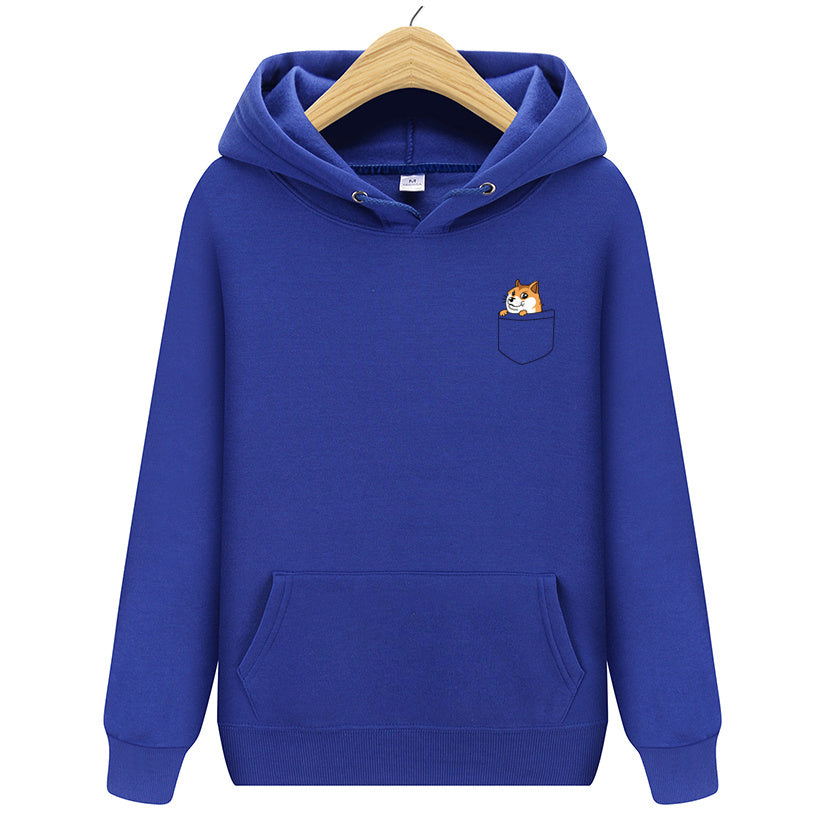 Hooded pullover sweater