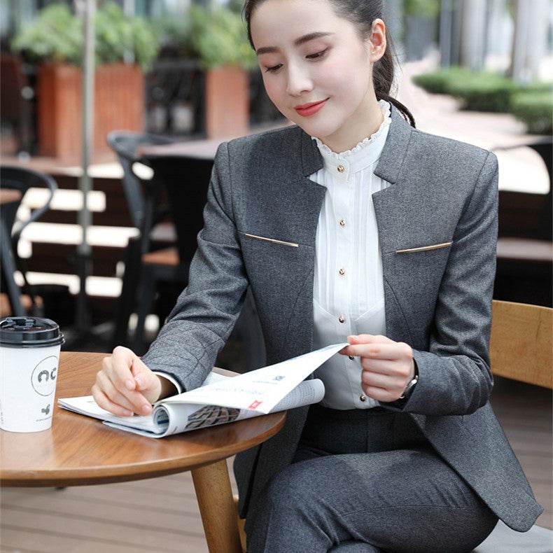Women's Formal Wear Professional Work Clothes Suit - Mubimart