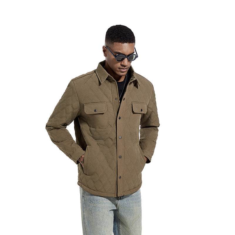 Men's Fashion Jacket Business Jacket Cotton Jacket - Mubimart