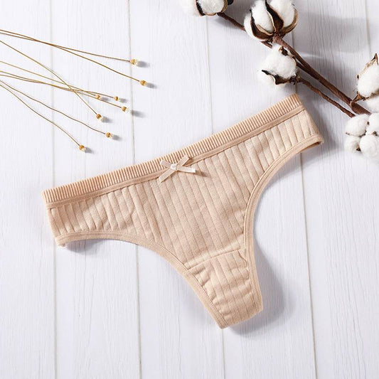 Women's cotton thong - Mubimart