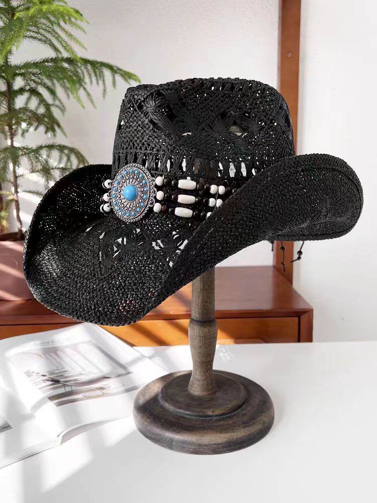Summer Outdoor Ethnic Style Fedora Hat West - Mubimart