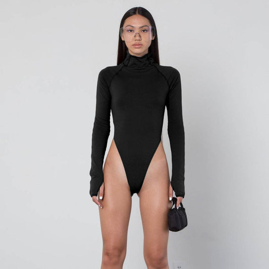 Long sleeve bodysuit - Mubimart