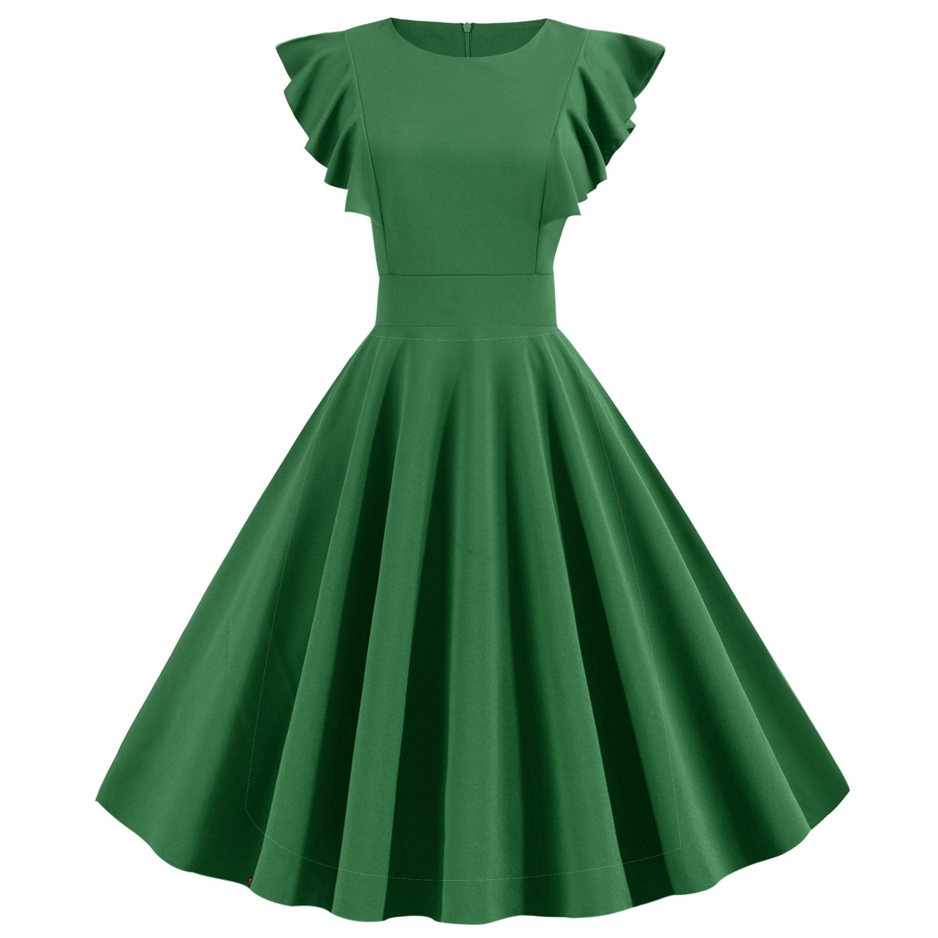 Solid color tunic skirt - Mubimart