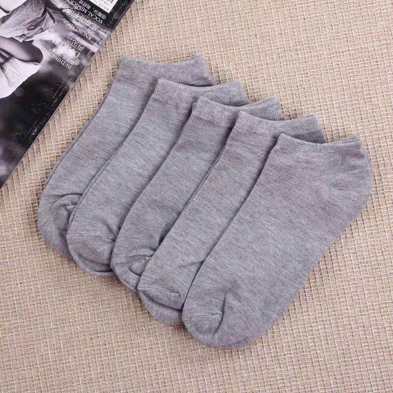 Men's Low-cut Cotton Short Shallow Mesh Socks - Mubimart