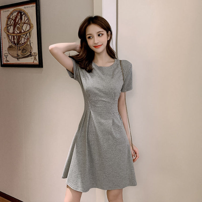 Waist t-shirt dress - Mubimart -  