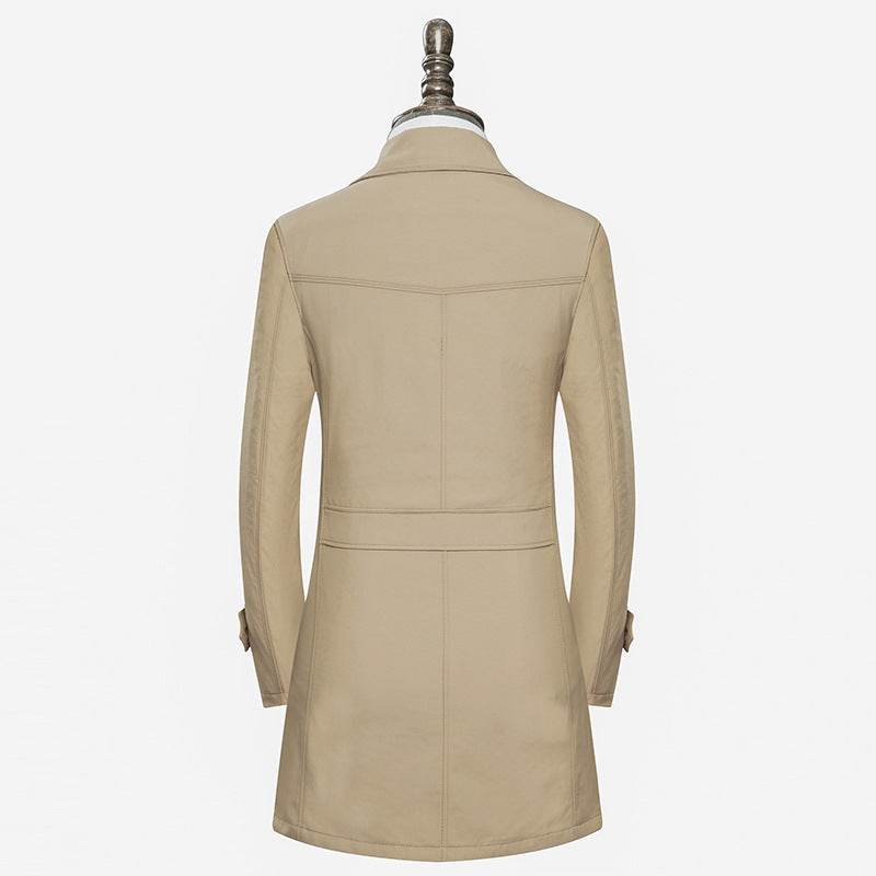 Slim handsome coat trench coat - Mubimart