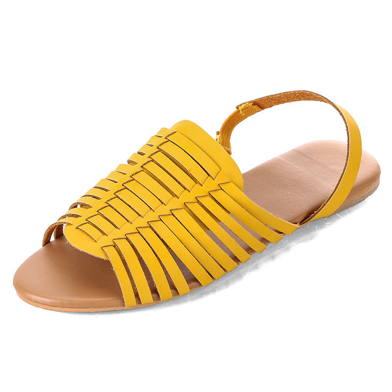 Women's hollow flat sandals