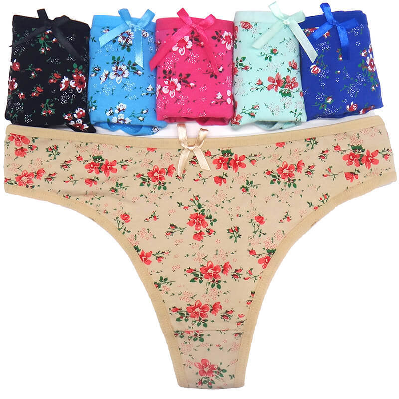 Fashion printed women's thong - Mubimart -  