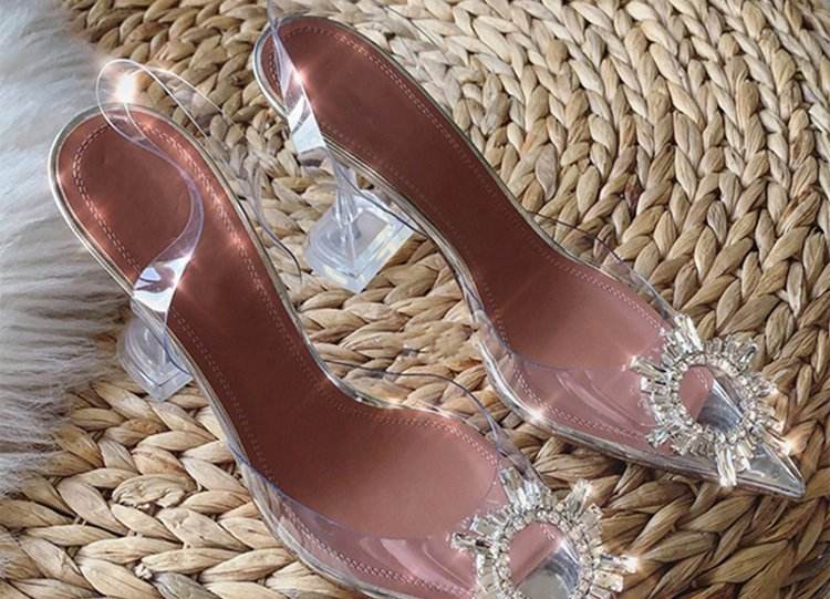 Transparent high heels - Mubimart