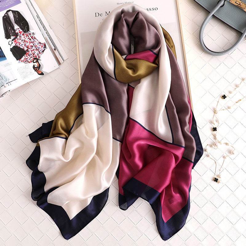 Matching colour travel sunscreen scarves - Mubimart