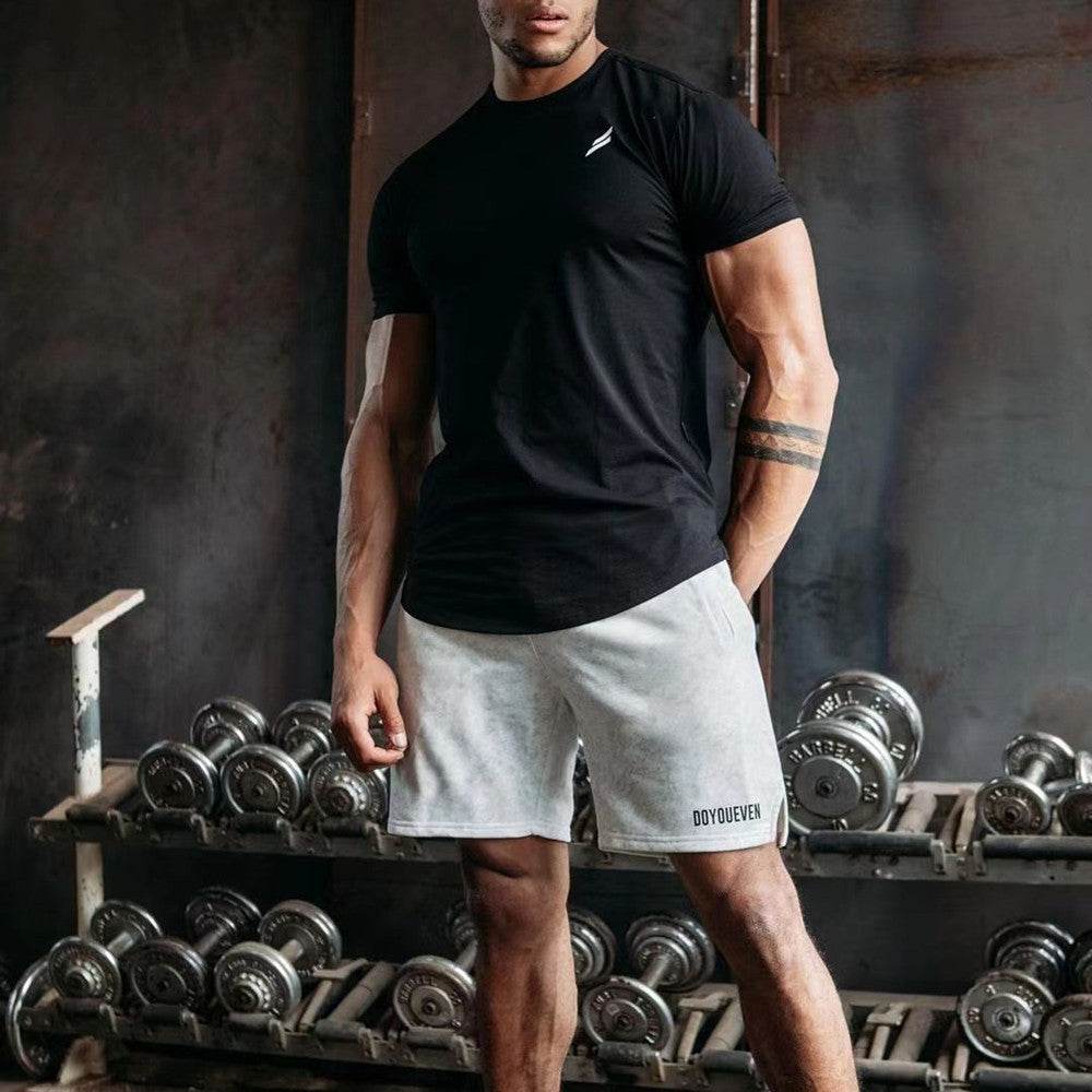 Muscle Workout Brothers Casual Running Training Sports Shorts - Mubimart