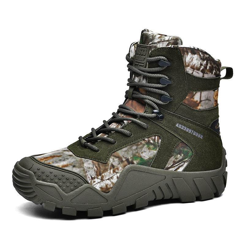 High-top Outdoor Hiking Boots Tactical - Mubimart