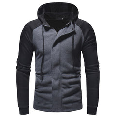 Men's Casual Slim Zipper Cardigan Hoodie