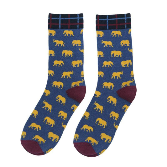 Men's Retro British Gentleman Mid-calf Length And Knee High Socks - Mubimart