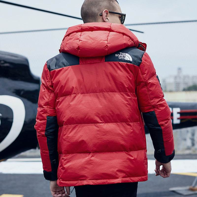 Loose Casual Thick Down Padded Jacket Men - Mubimart