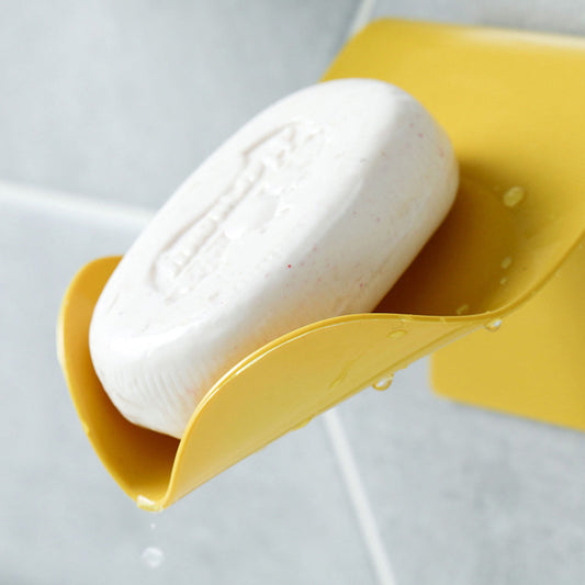 Perforated soap free shelf Soap dish