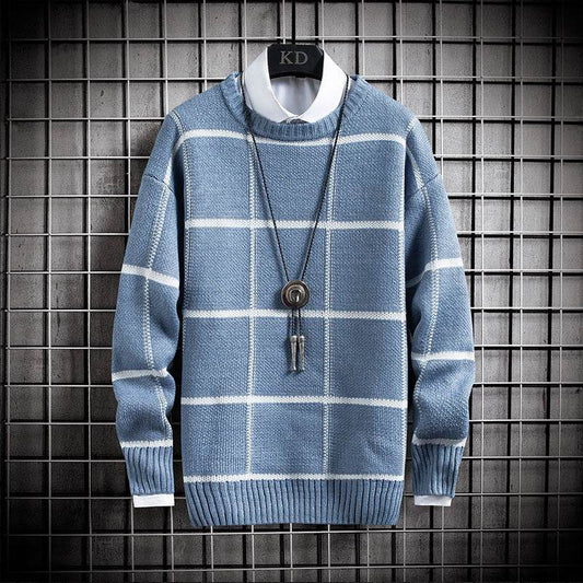 Thickened pullover sweater - Mubimart
